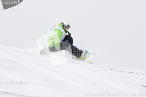 Image of Snowboard jump