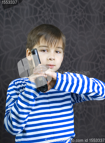 Image of Boy with a weapon