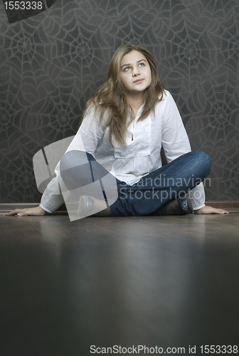 Image of Girl on a floor