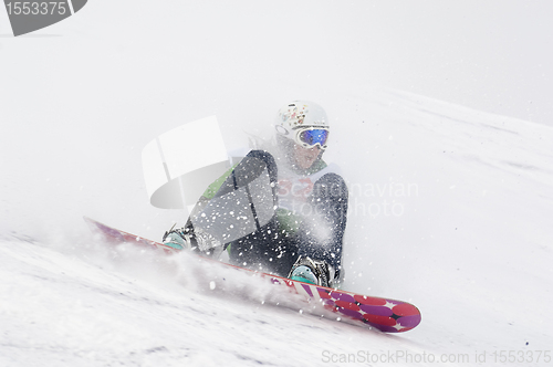 Image of Snowboard jump