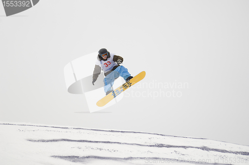 Image of Snowboard jump