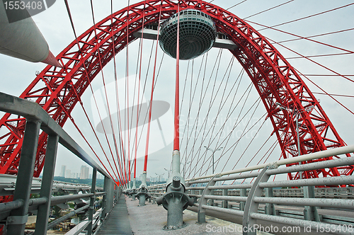 Image of Moscow bridges falling down