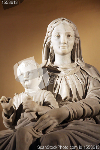 Image of Virgin Mary with baby Jesus