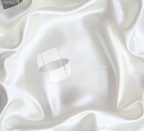 Image of Smooth elegant white silk 