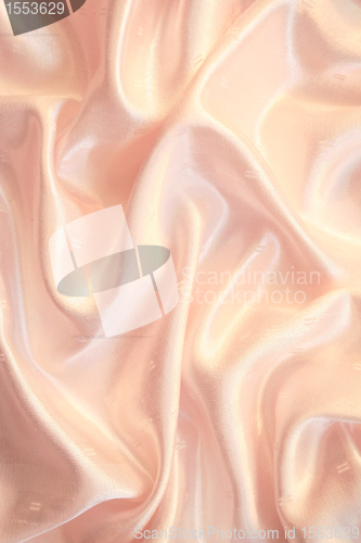 Image of Smooth elegant pink silk background