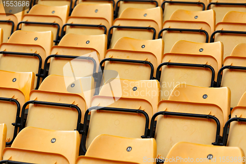 Image of empty stadium seat