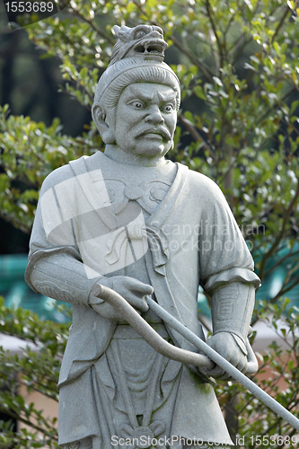 Image of statue in chinese temple