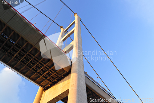 Image of Tsing Ma Bridge in Hong Kong