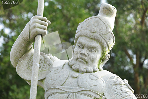 Image of statue in chinese temple