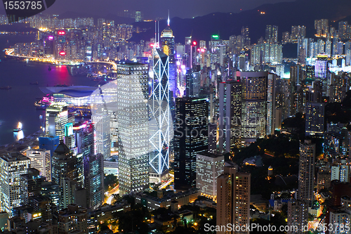 Image of Hong Kong in night