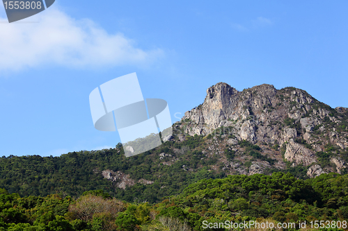 Image of Lion Rock, symbol of Hong Kong spirit