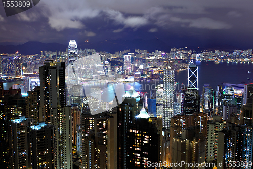 Image of Hong Kong in night