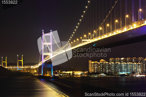 Image of Tsing Ma Bridge in Hong Kong