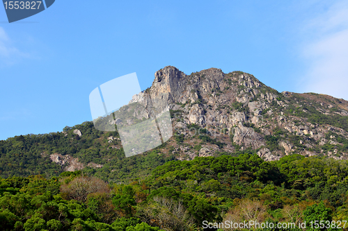 Image of Lion Rock, symbol of Hong Kong spirit