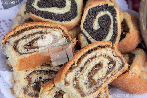 Image of Poppy seed and walnut rolls