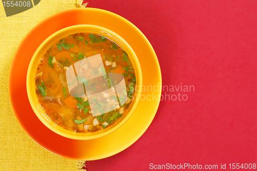 Image of vegetable soup