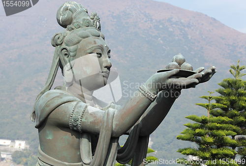 Image of statue in chinese temple