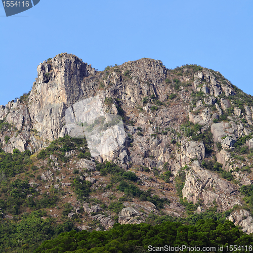 Image of Lion Rock, symbol of Hong Kong spirit