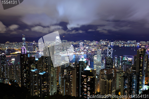 Image of Hong Kong city view from the peak