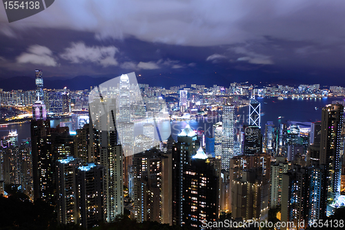 Image of Hong Kong city view from the peak
