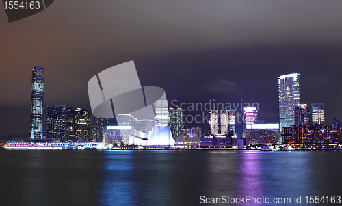 Image of kowloon at night