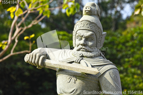 Image of statue in chinese temple