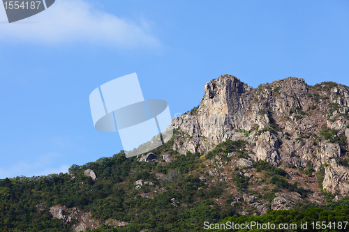 Image of Lion Rock in Hong Kong