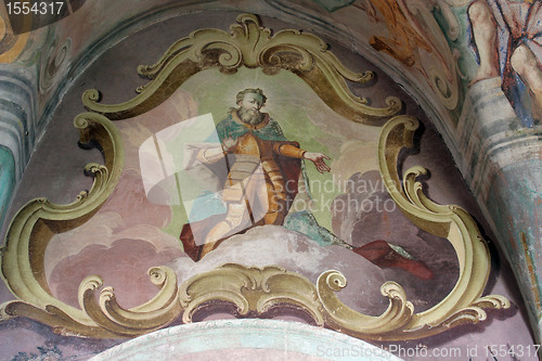 Image of Fresco paintings in the church