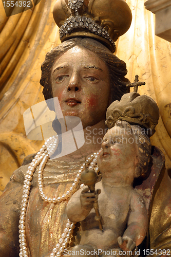 Image of Blessed Virgin Mary with baby Jesus