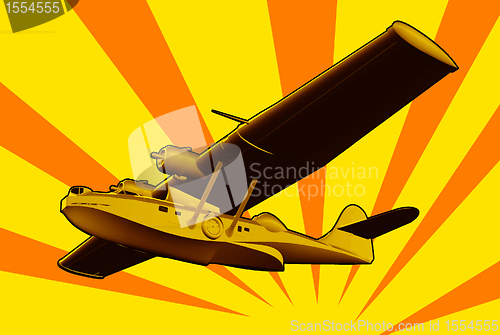 Image of Catalina Flying Boat Sea Plane Retro