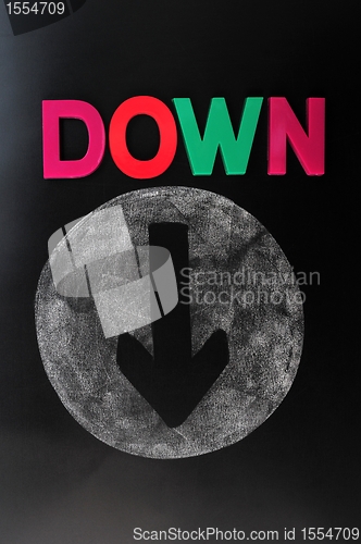 Image of Down arrow