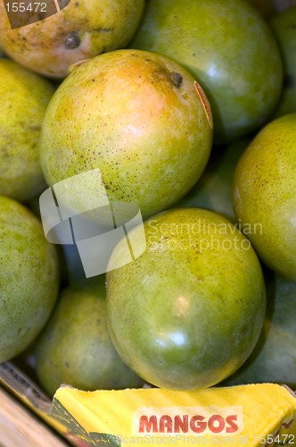 Image of mangoes in market