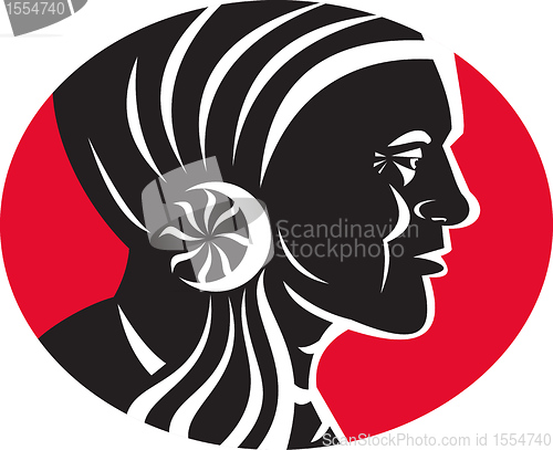 Image of native American Indian chief