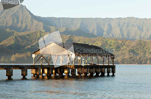 Image of Sunrise in Hanalei Bay Kauai