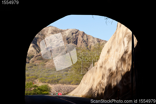Image of Road to interior of Diamond Head Crater