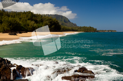 Image of Lumahai beach in Kauai