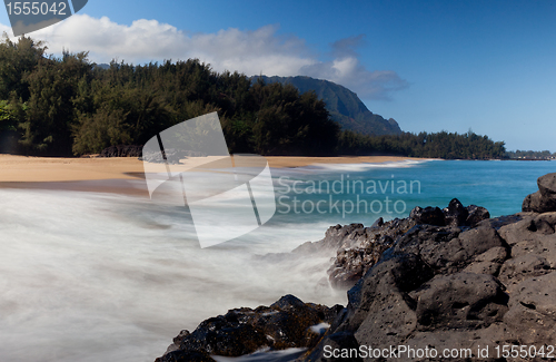 Image of Lumahai beach in Kauai