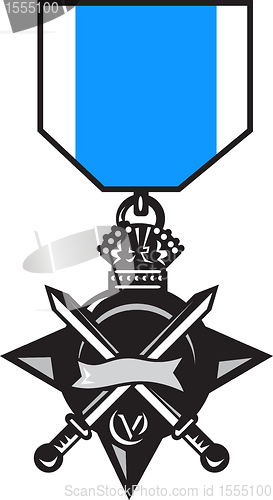 Image of military medal of bravery