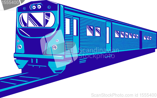 Image of  electric passenger train 
