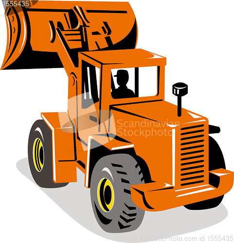 Image of construction digger mechanical excavator