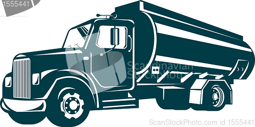 Image of oil delivery truck lorry