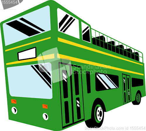 Image of double decker coach bus