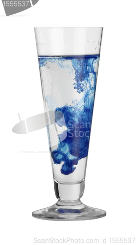 Image of partly blue cocktail