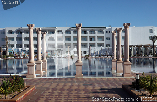 Image of Hotel swimming pool in Hammamet, Tunisia