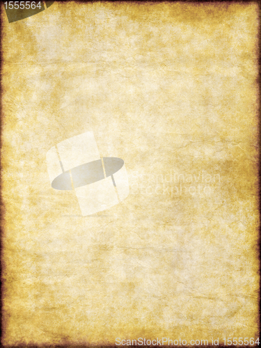 Image of old yellow brown vintage parchment paper texture