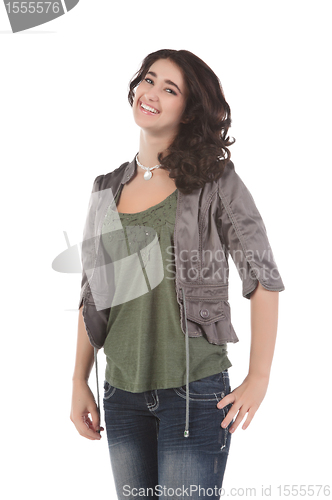 Image of beautiful young teenage woman