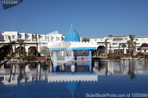 Image of Hotel swimming pool in Hammamet, Tunisia