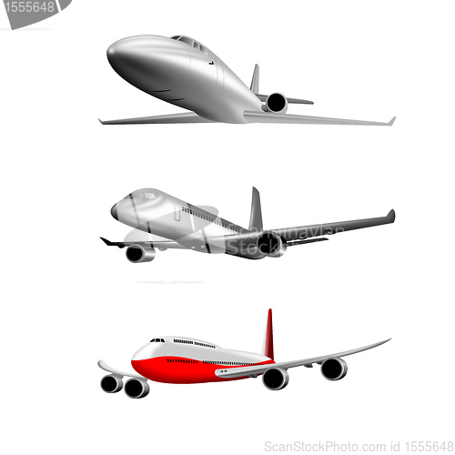 Image of commercial jet plane airliner 