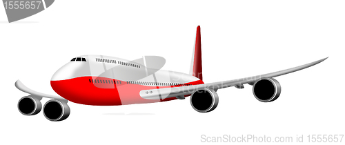 Image of commercial jet plane airliner 