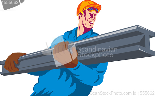 Image of construction worker at work